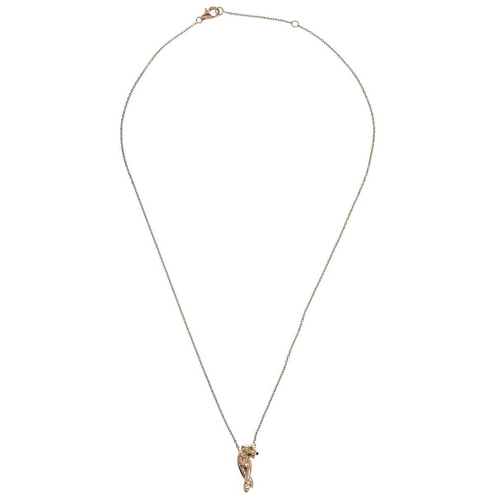 Cartier Panthere de Cartier Pendant 18K Yellow Gold with Tsavorite and Onyx